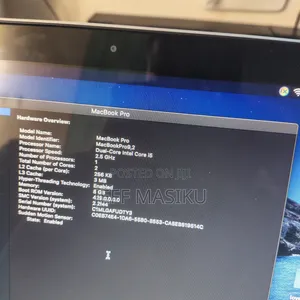 Laptop Apple MacBook 2013 8GB Intel Core i5 HDD+SSD 500GB