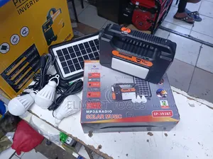 Easy Power EP-393BT Portable Solar Lighting System With MP3 and Radio.