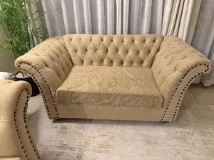 Tufted Beige Couch for Sale