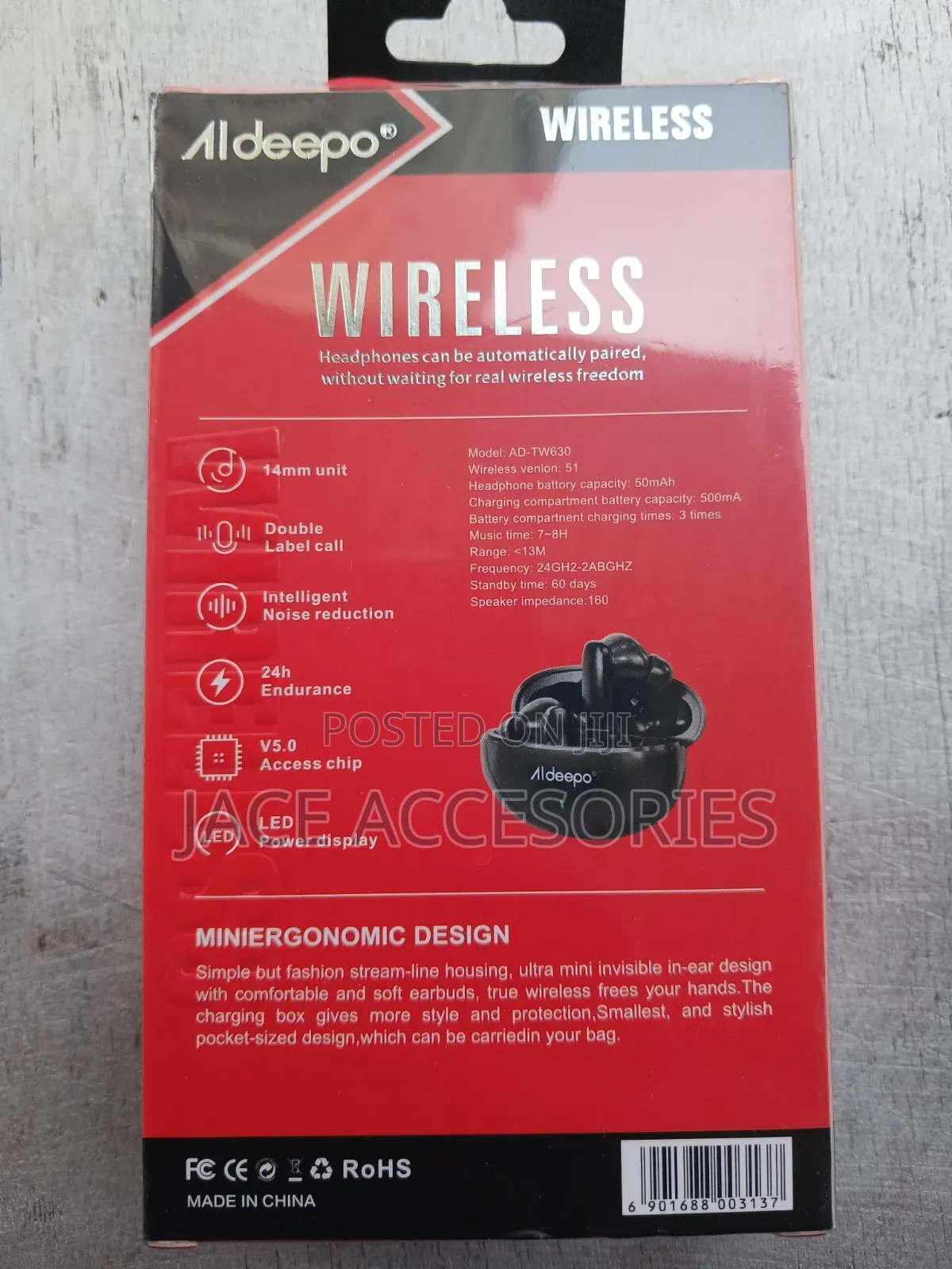 Aldeepo Deep Bass Earbuds