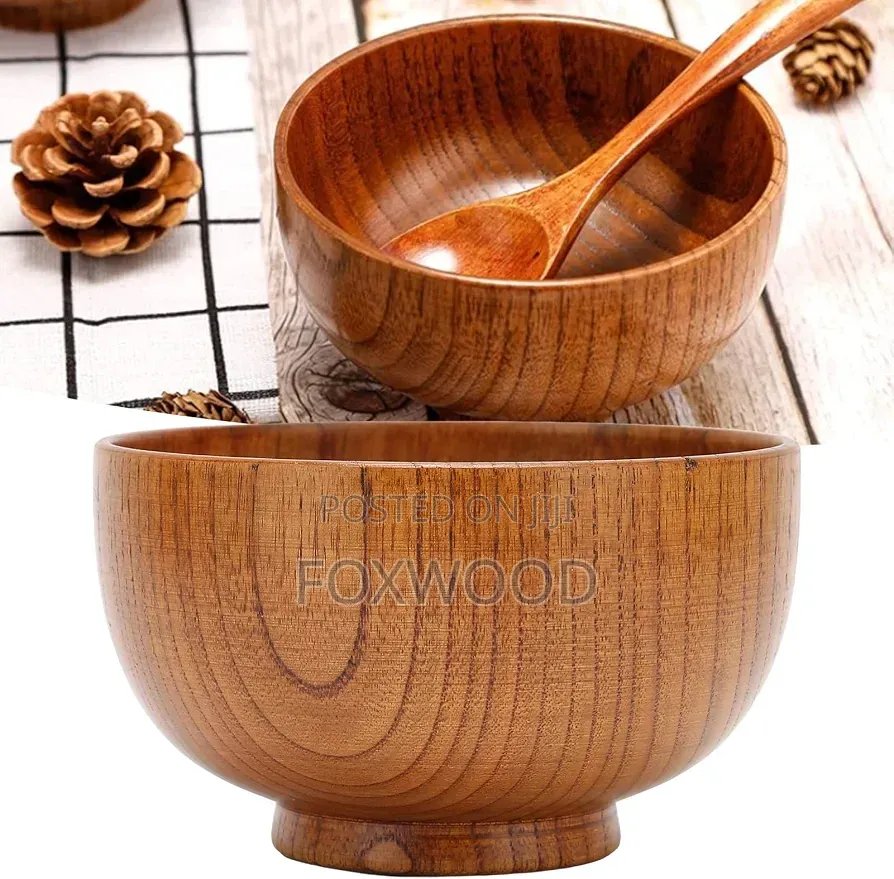 Wooden Soup Bowl 450ml