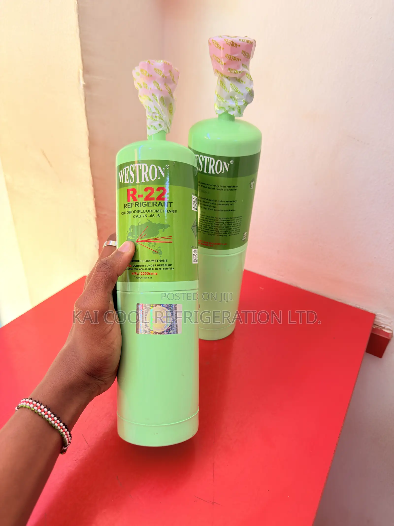 R22 Refrigerant Gas 1000g Valved Can