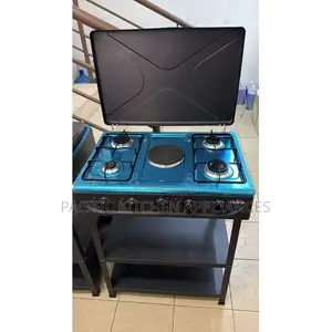 OLELON 4+1 Standing Cooker With Shelves