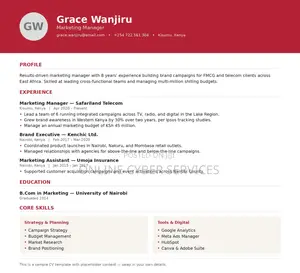 CV Document Formatting Services