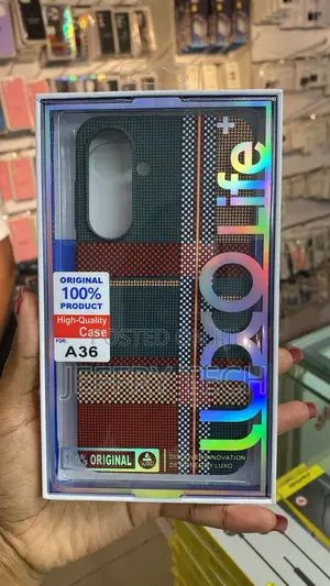 Samsung A36 Luxo Life Back Casetribal Pattern and a Carbon-Fiber