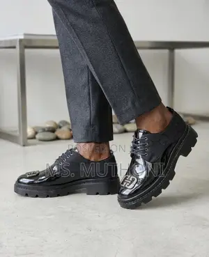 Gucci Glossy Fabric Double Sole Loafers / Size 40-45