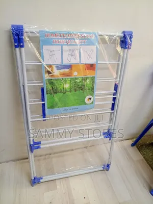 Adjustable Foldable Clothes Stand – Heavy-Duty Laundry Rack