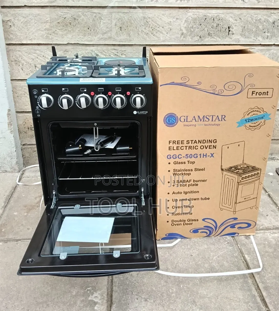 Glamstar GGC-50G1H-X Free Standing Electric Oven and Hybrid Cooker