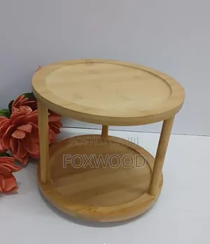 * 2 Layers Rotating Storage Organizer
