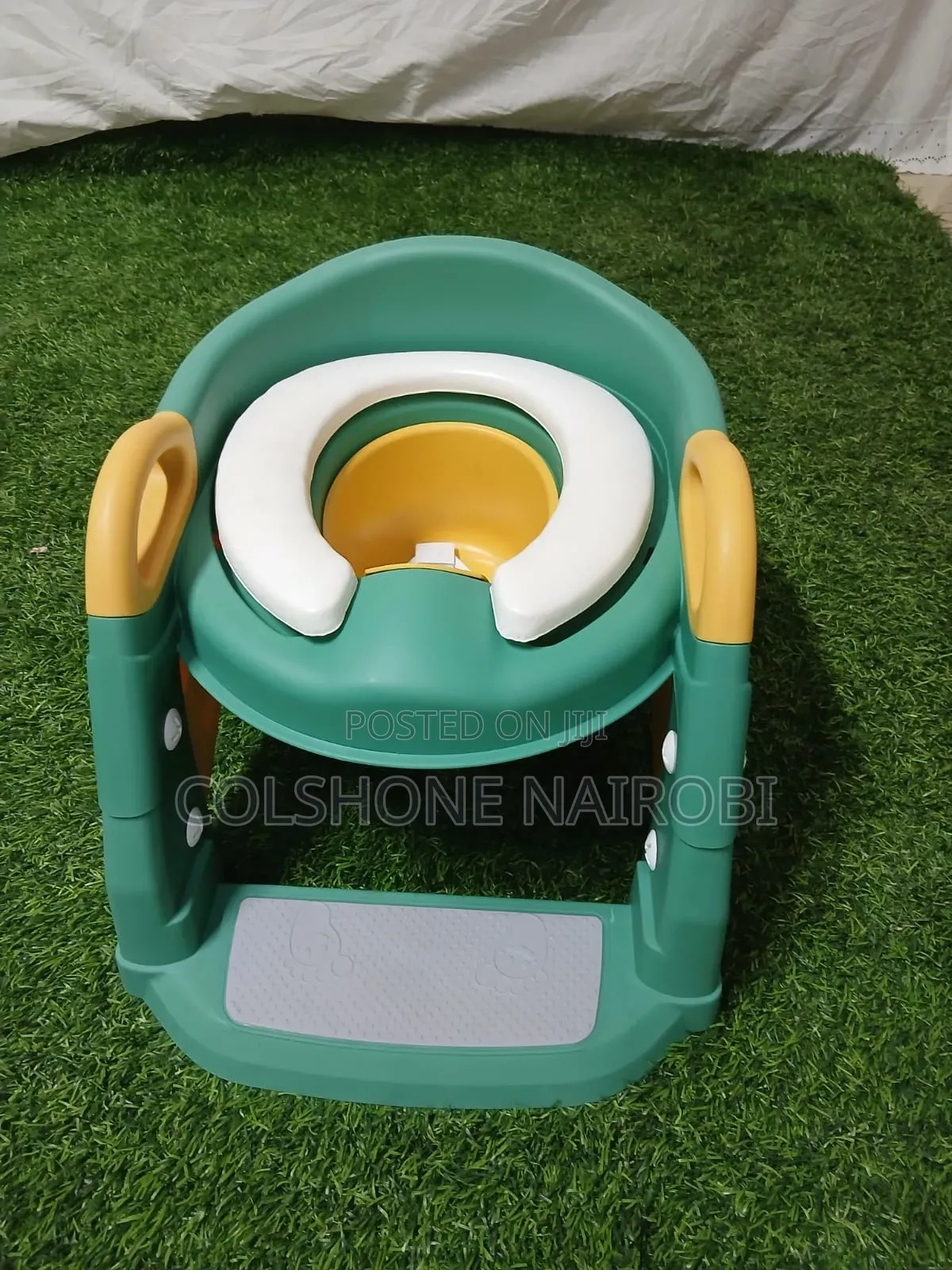 Toddler Potty Training Chair With Soft Cushioned Seat, Safety Handles