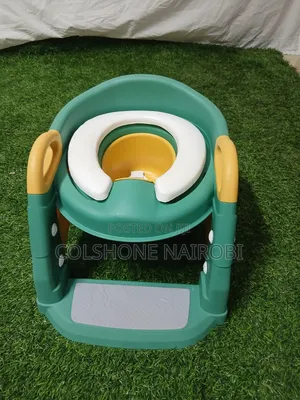 Toddler Potty Training Chair With Soft Cushioned Seat, Safety Handles