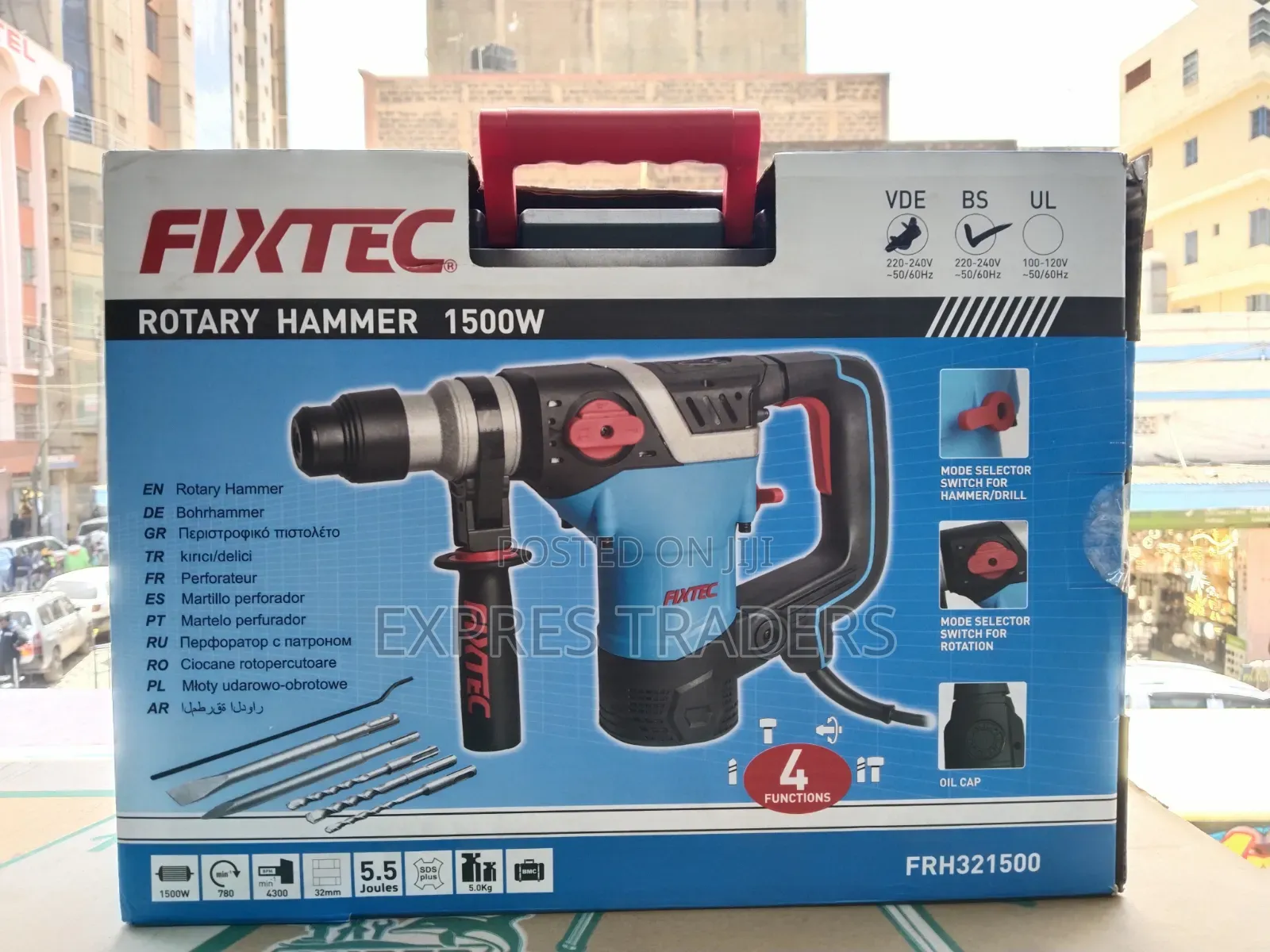 1500 W Fixtec Rotary Hammer