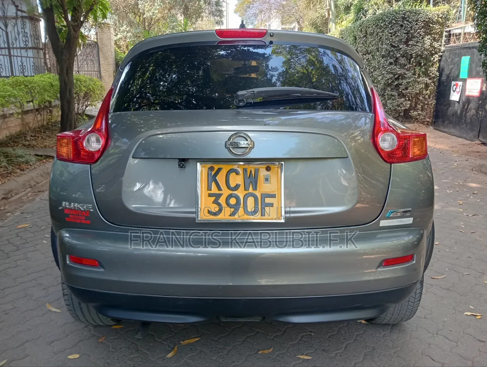 Nissan Juke S AWD 2012 Gray