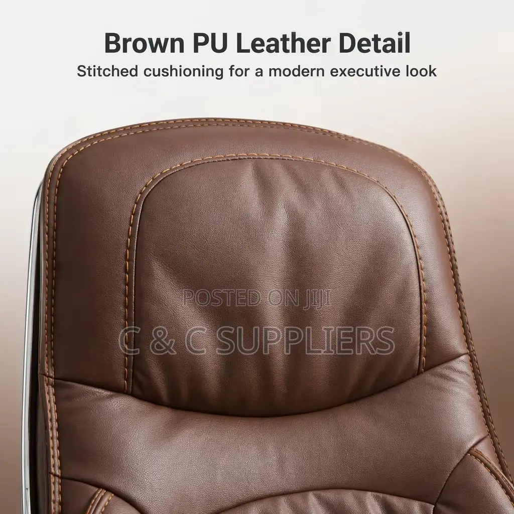 Brown Generic Swivel Conference Chair