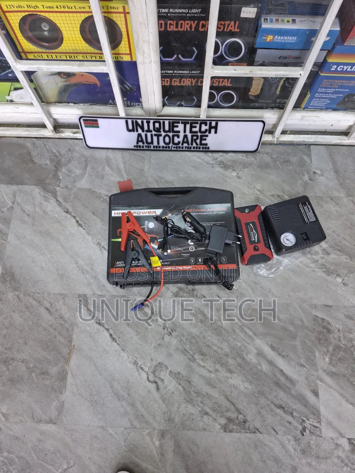 12V 3 in 1 Car Jump Starter Kit