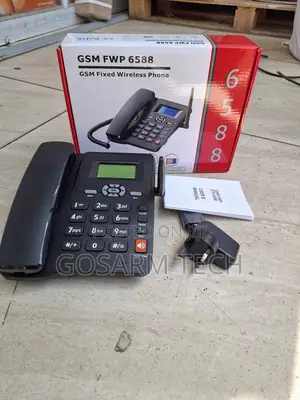Office Phone, Home Phone, GSM FWP 6588 -GSM Fixed DESKPHONE Dual Sim