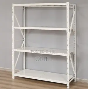 5-Tier Heavy-Duty Metal Rack – Adjustable Storage Shelving Unit