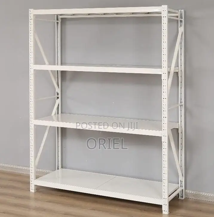 5-Tier Heavy-Duty Metal Rack – Adjustable Storage Shelving Unit