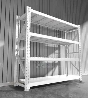 5-Tier Heavy-Duty Metal Rack – Adjustable Storage Shelving Unit