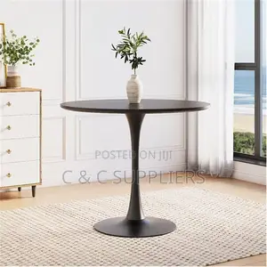 Black Tulip Balcony Round Table