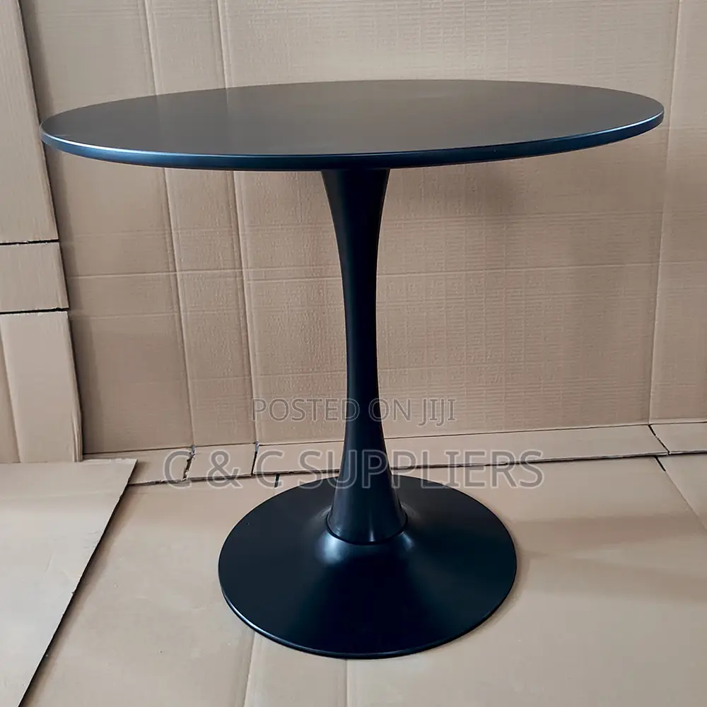 Black Tulip Balcony Round Table