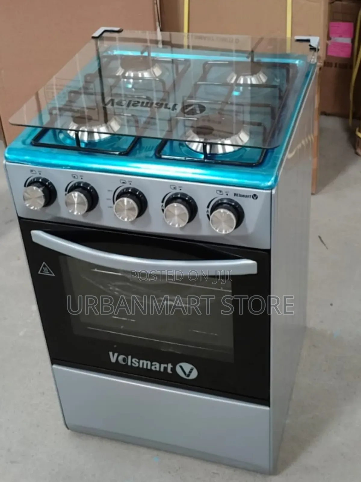 Volsmart 60x60 Full Gas Standing Cooker, With an Oven