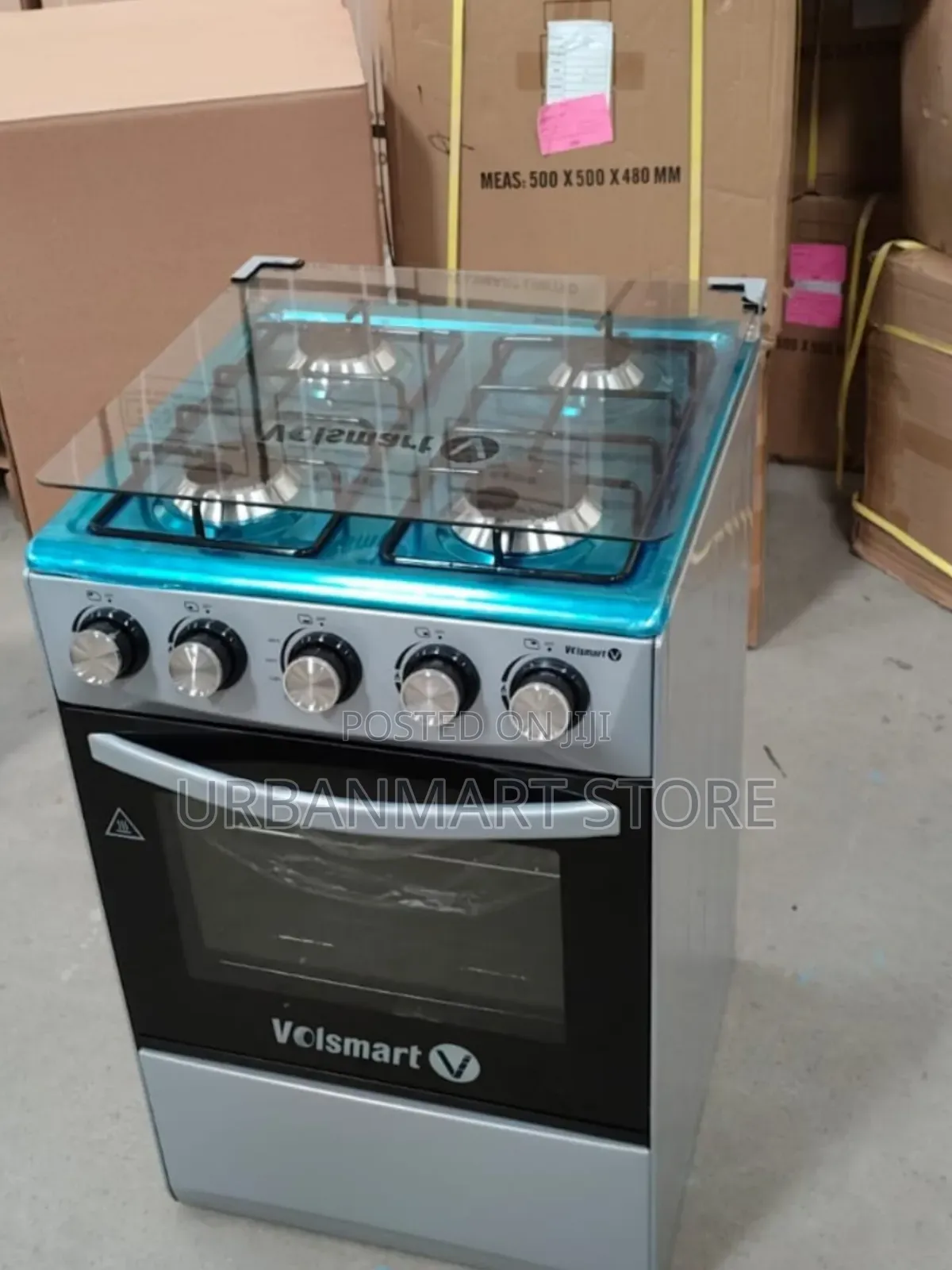 60x60 Volsmart Full Gas Freestanding Cooker, Gas Oven