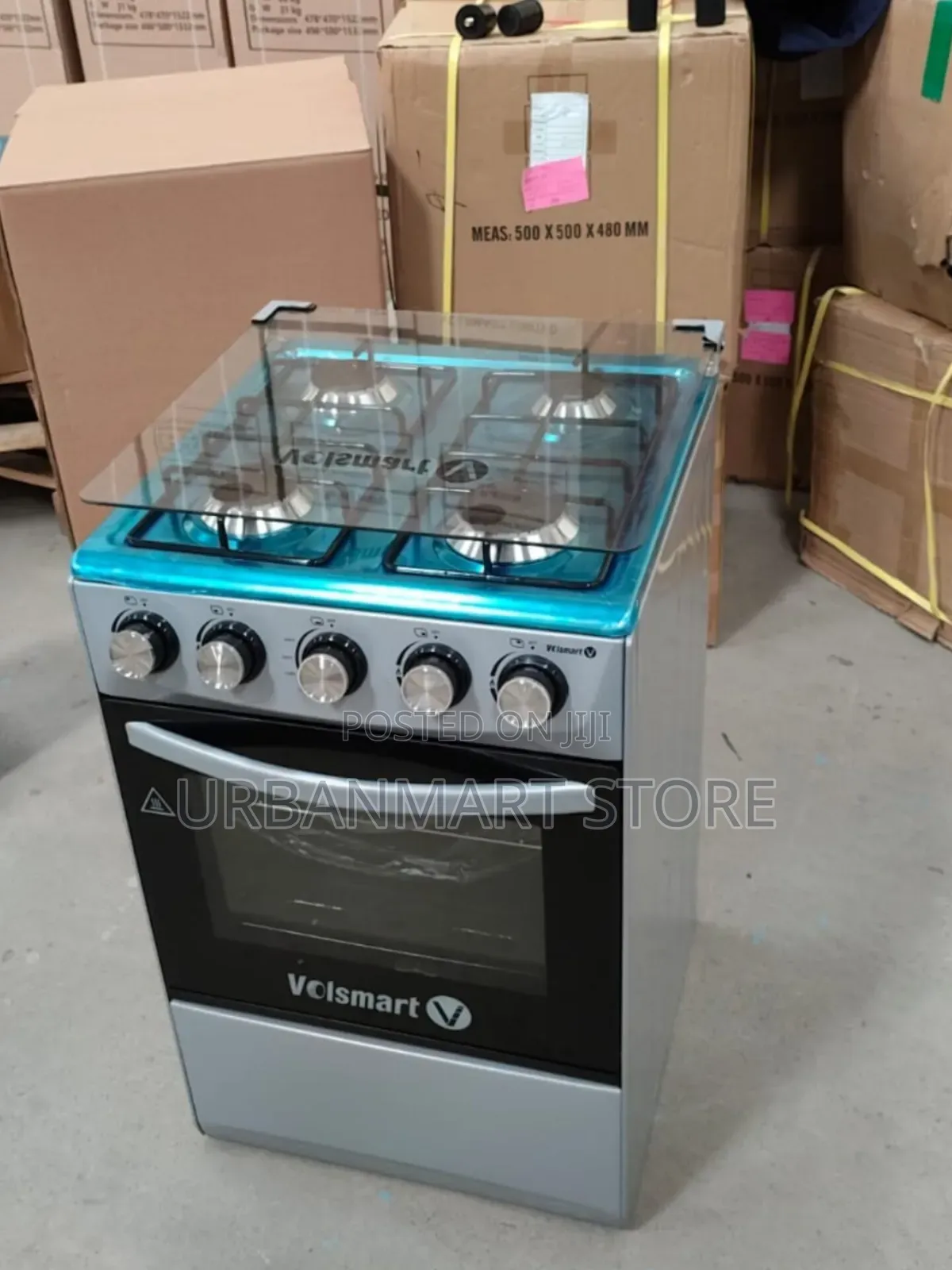 60x60 Volsmart Full Gas Freestanding Cooker, Gas Oven