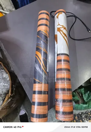 Brown Marble Flutted Wallpaper Available