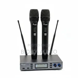 BNK IS-20 Wireless Microphone Kenya | Dual-Channel UHF Handheld System