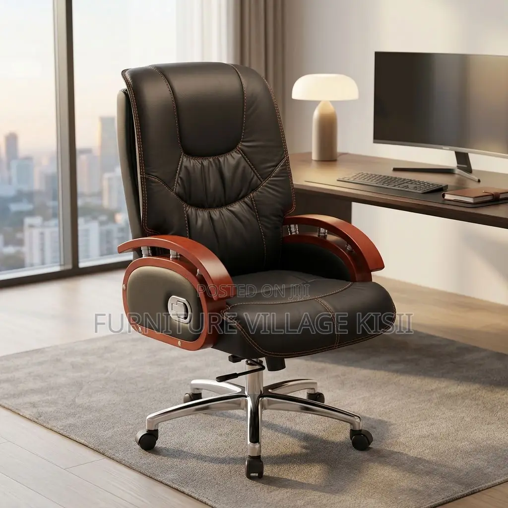 Leather Recliner Office Chair