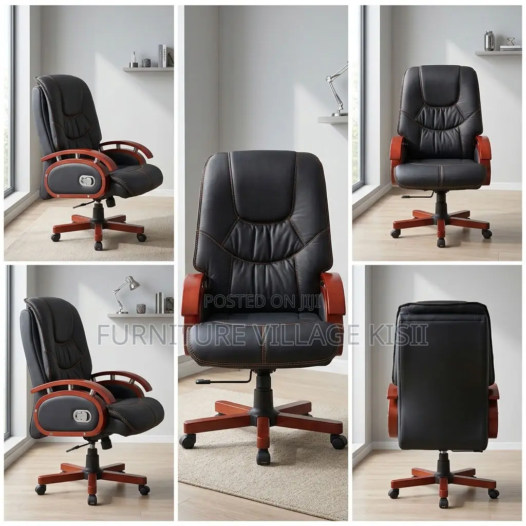 Leather Recliner Office Chair