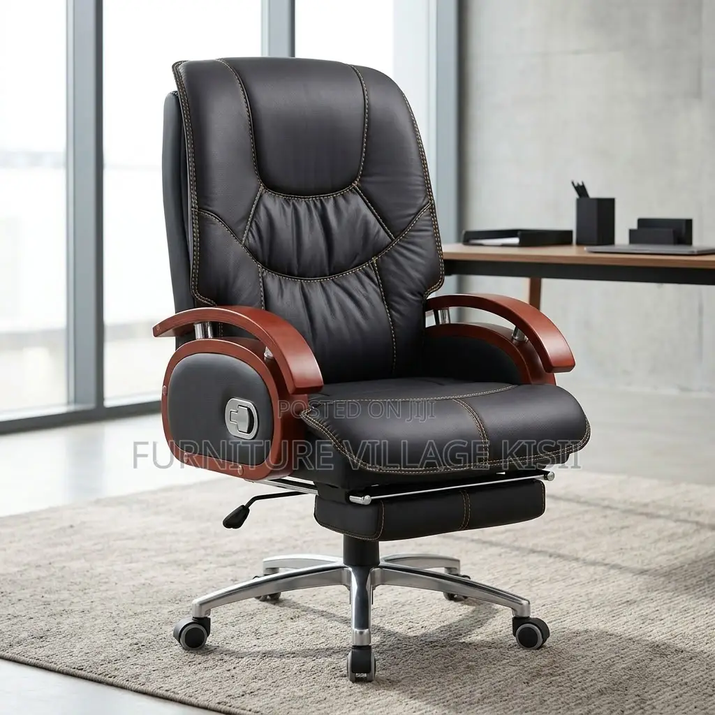 Leather Recliner Office Chair
