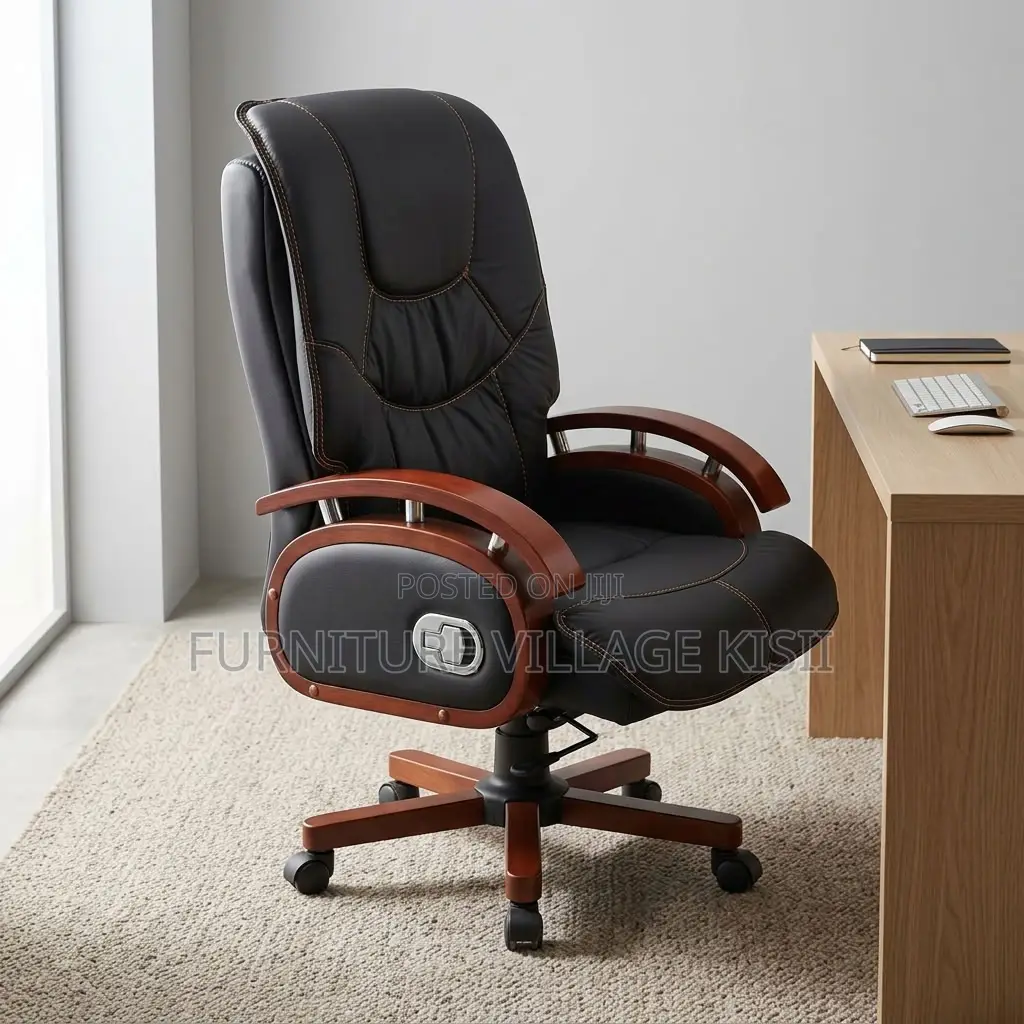 Leather Recliner Office Chair
