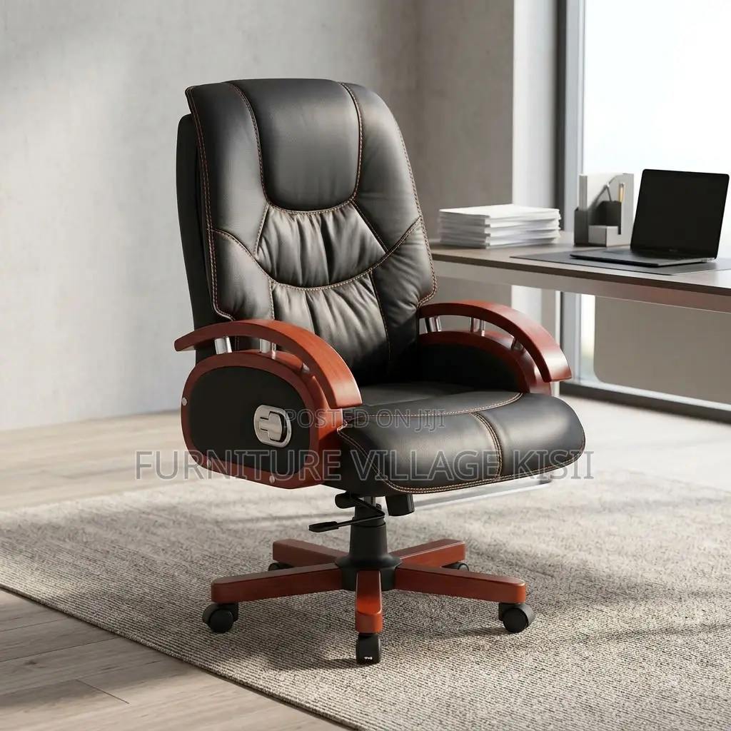 Leather Recliner Office Chair