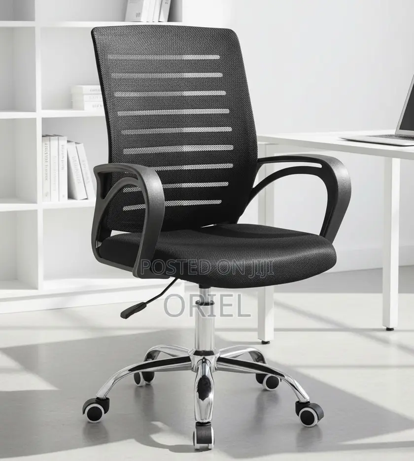 Ergonomic Mid-Back Mesh Office Chair –Breathable Comfortable Desk Chai