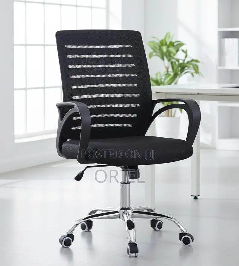 Ergonomic Mid-Back Mesh Office Chair –Breathable Comfortable Desk Chai
