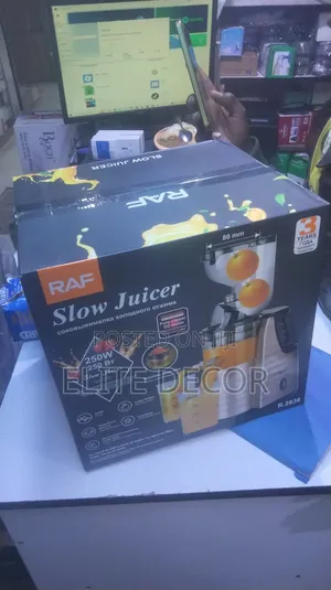 RAF R.2838 Slow Juicer 250W – Cold Press Masticating Juicer