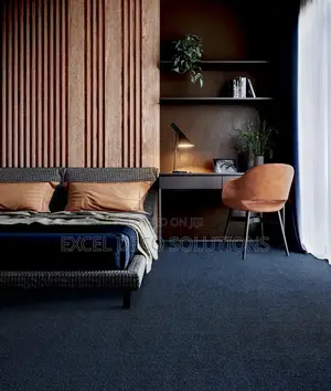 Navy Blue Delta Wall to Wall Carpet - Installed KSh /SQM