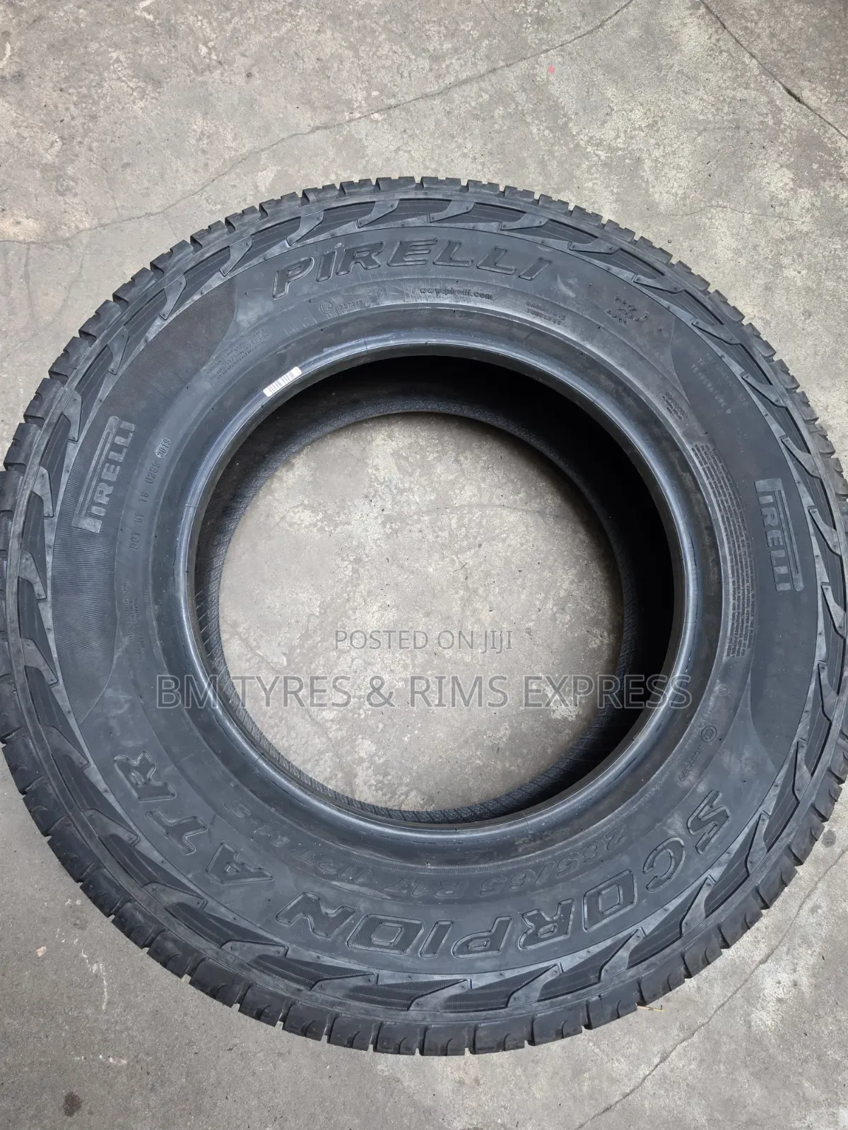265 /65 R17 Pirelli Tires (All Terrain)