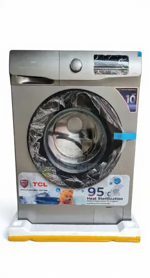 TCL 12Kg Front Load Washing Machine P612FLG – Wash Spin, 95°C