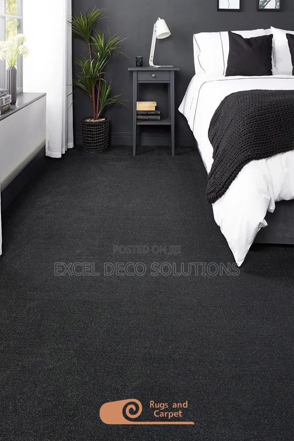 Acoustic Delta Wall to Wall Carpet Installed