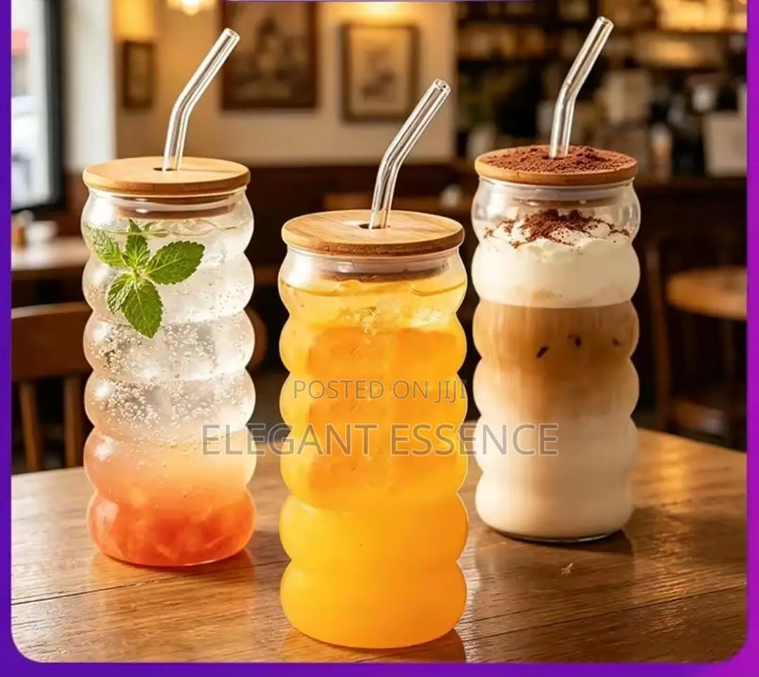 *Portable Smoothie Jar With Straw*