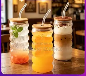 *Portable Smoothie Jar With Straw*