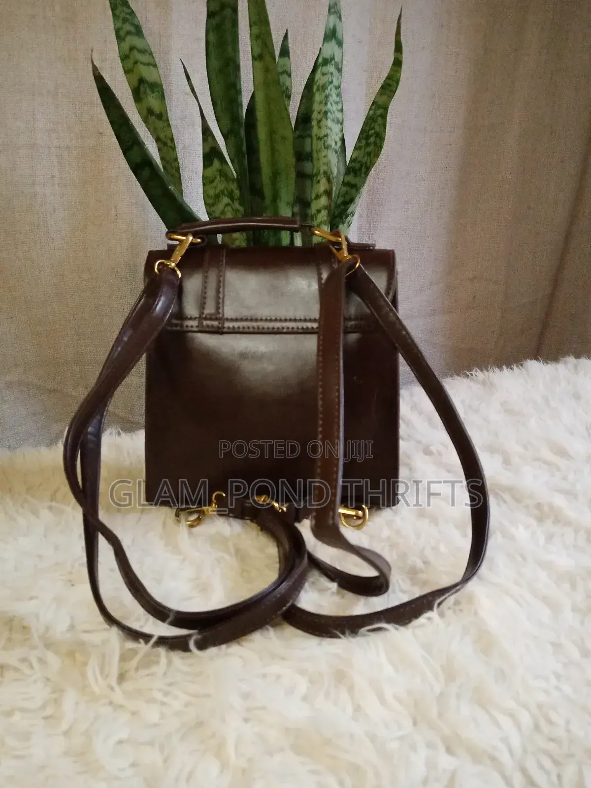British Retro Style Fashion Backpack/Handbag Multifunctional