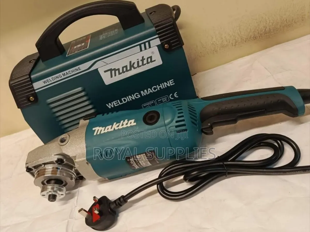 Makita 500a Welding Machine 9 Inch Grinder Combo