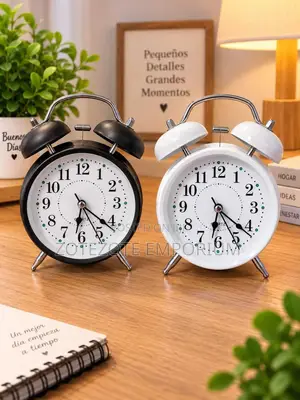Vintage Alarm Clock Classic Retro Twin Bell