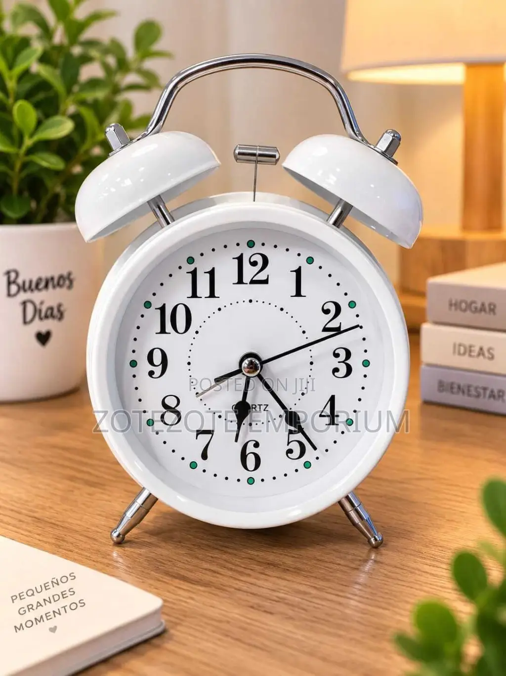 Vintage Alarm Clock Classic Retro Twin Bell
