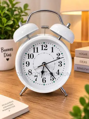 Vintage Alarm Clock Classic Retro Twin Bell