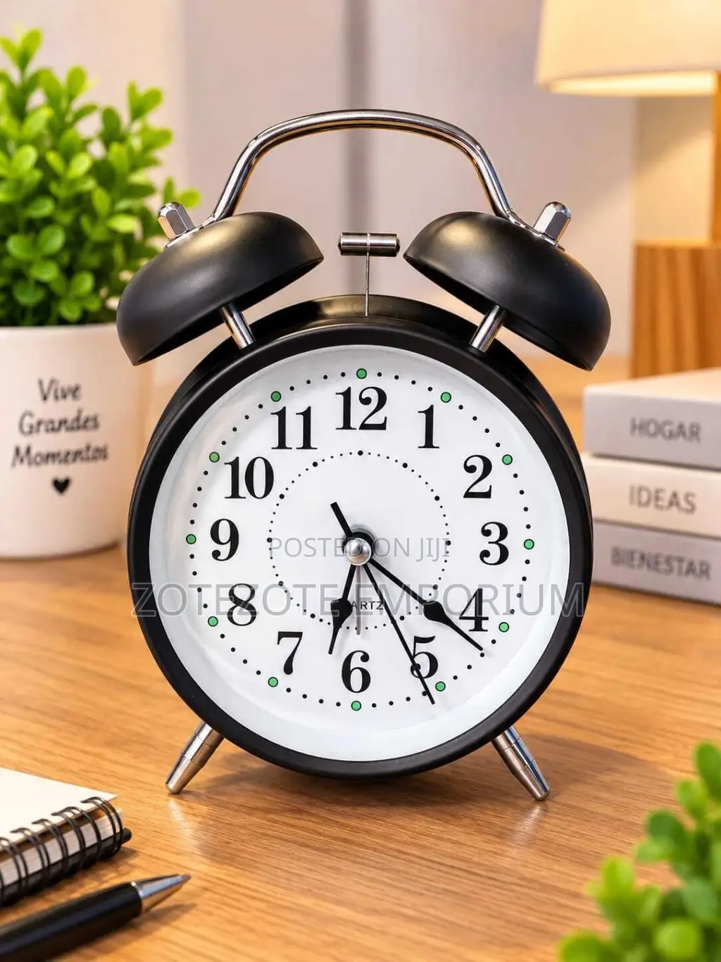 Vintage Alarm Clock Classic Retro Twin Bell